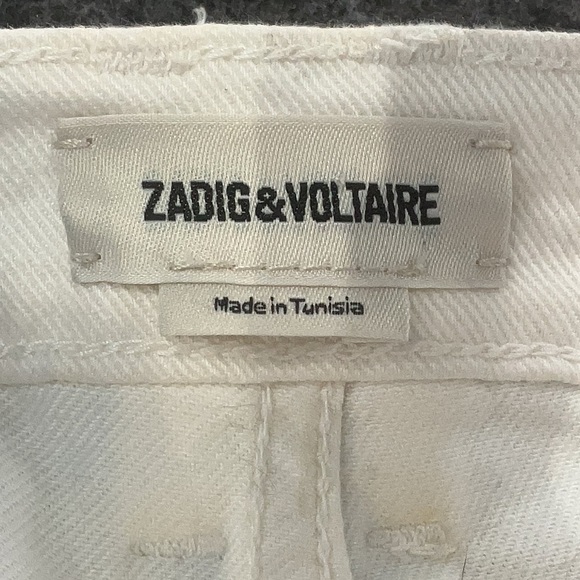 Zadig & Voltaire Elios Spiked Jeans Sz 25 - Picture 6 of 6